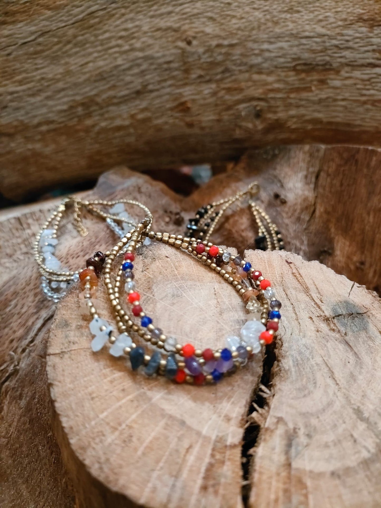 Pulsera Bitbrass minerales