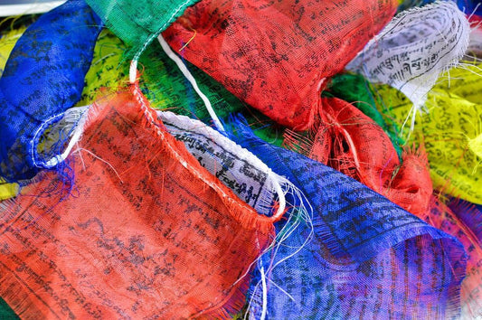 Banderas tibetanas 10x10 cm