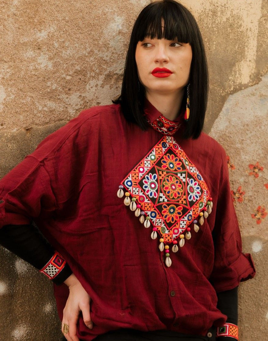 Camisa Oversize Cotton