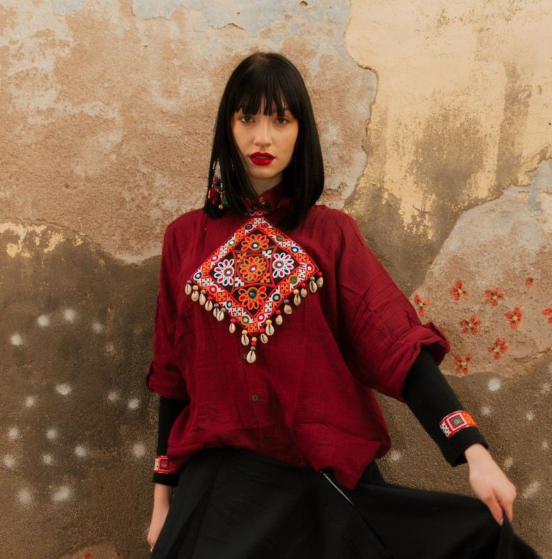 Camisa Oversize Cotton
