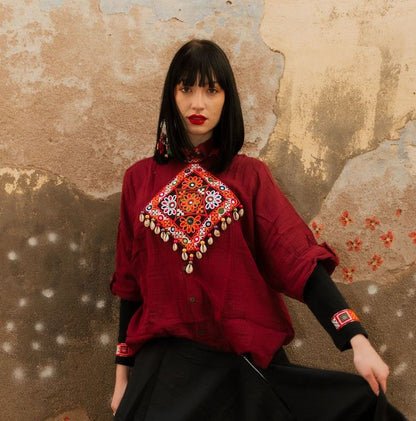 Camisa Oversize Cotton