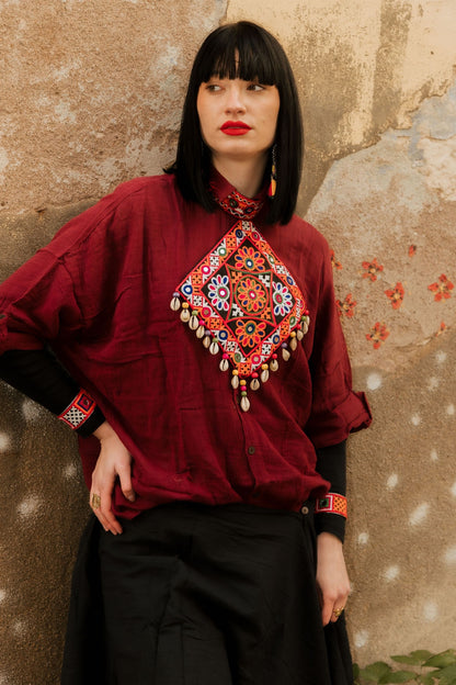 Collar Pechera mixt Banjara
