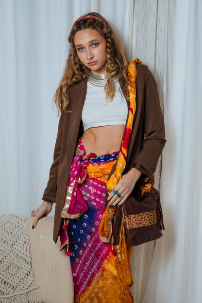 Multiposición Dupatta Bhandani