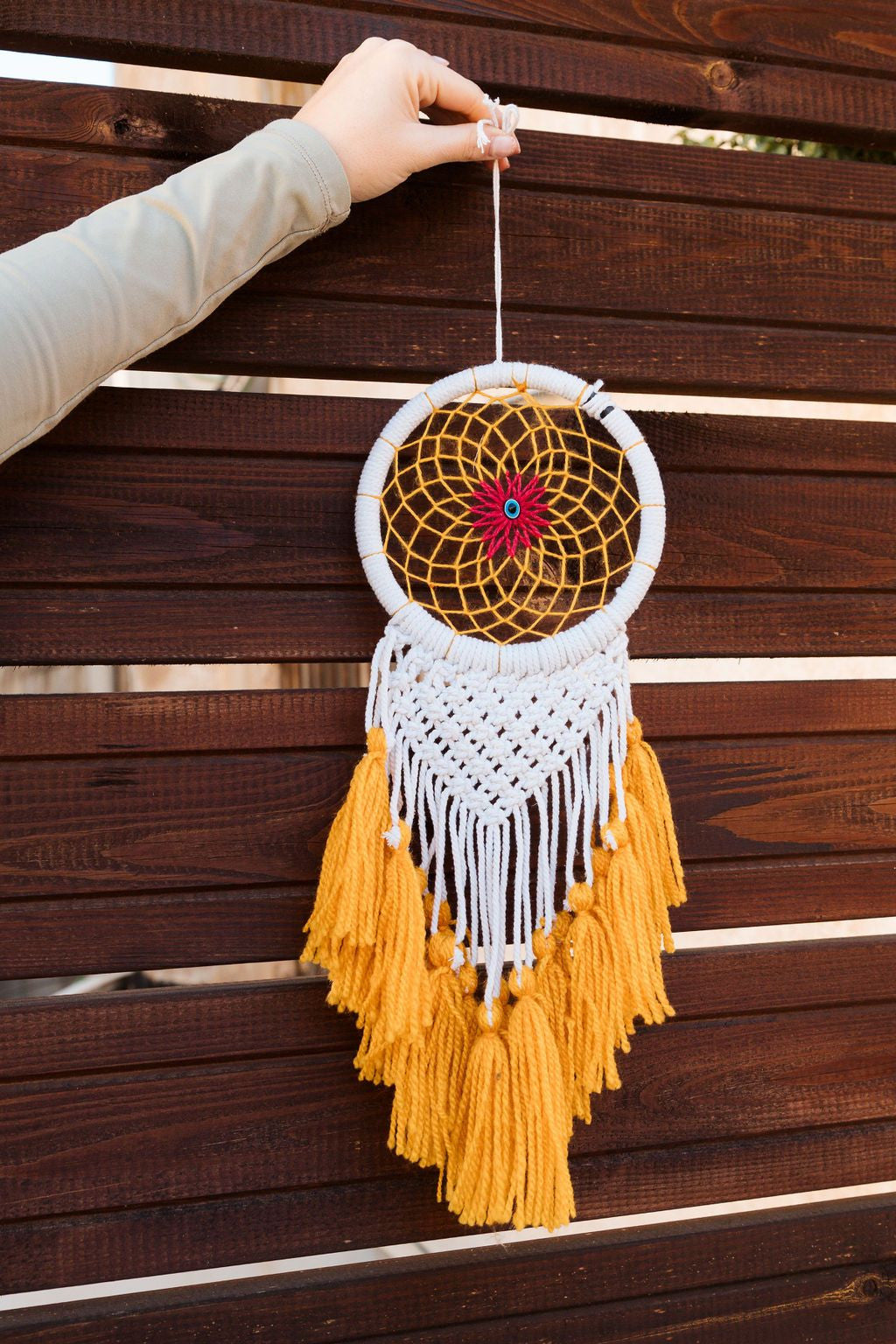 Atrapasueños crochet 16 cm