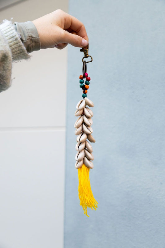 Llavero Shells Pompon