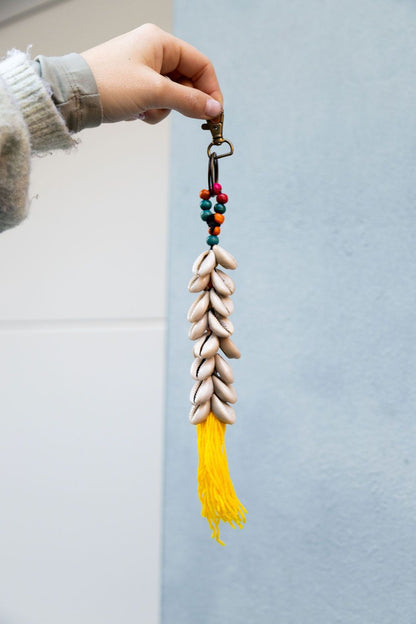 Llavero Shells Pompon
