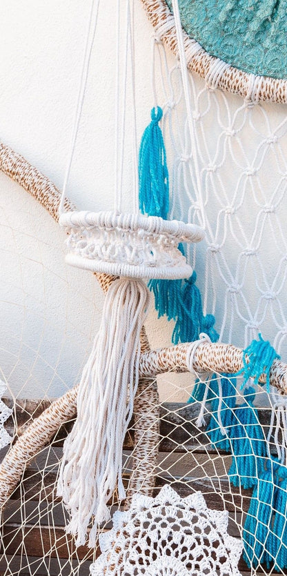 Porta plantas crochet