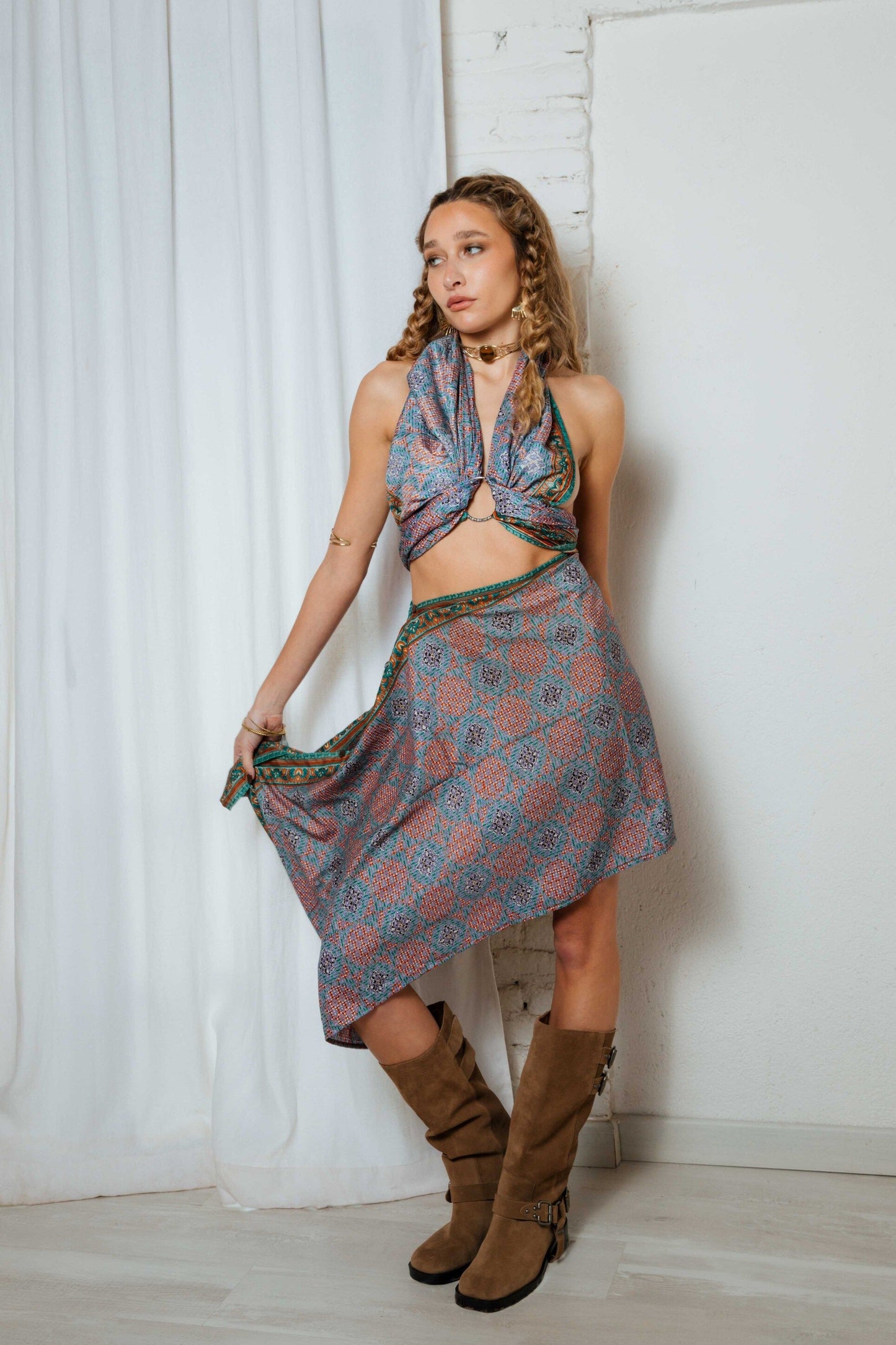 Multiposición Kaftan Saree