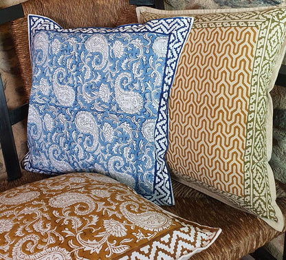 Funda Cojín Block Print