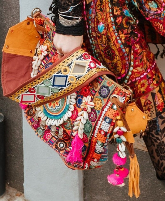 Mochila piel old Banjara