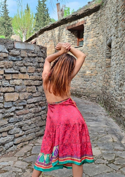Vestido Kerhavo saree midi