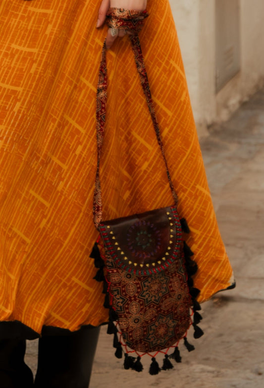 Bandolera cuero silk
