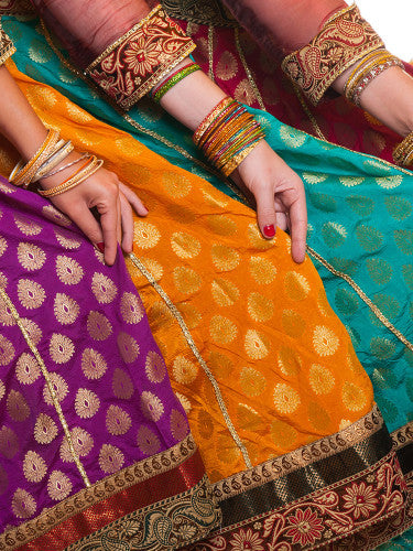 Pulseras Bollywood finitas x 3