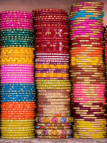 Pulseras Bollywood finitas x 3