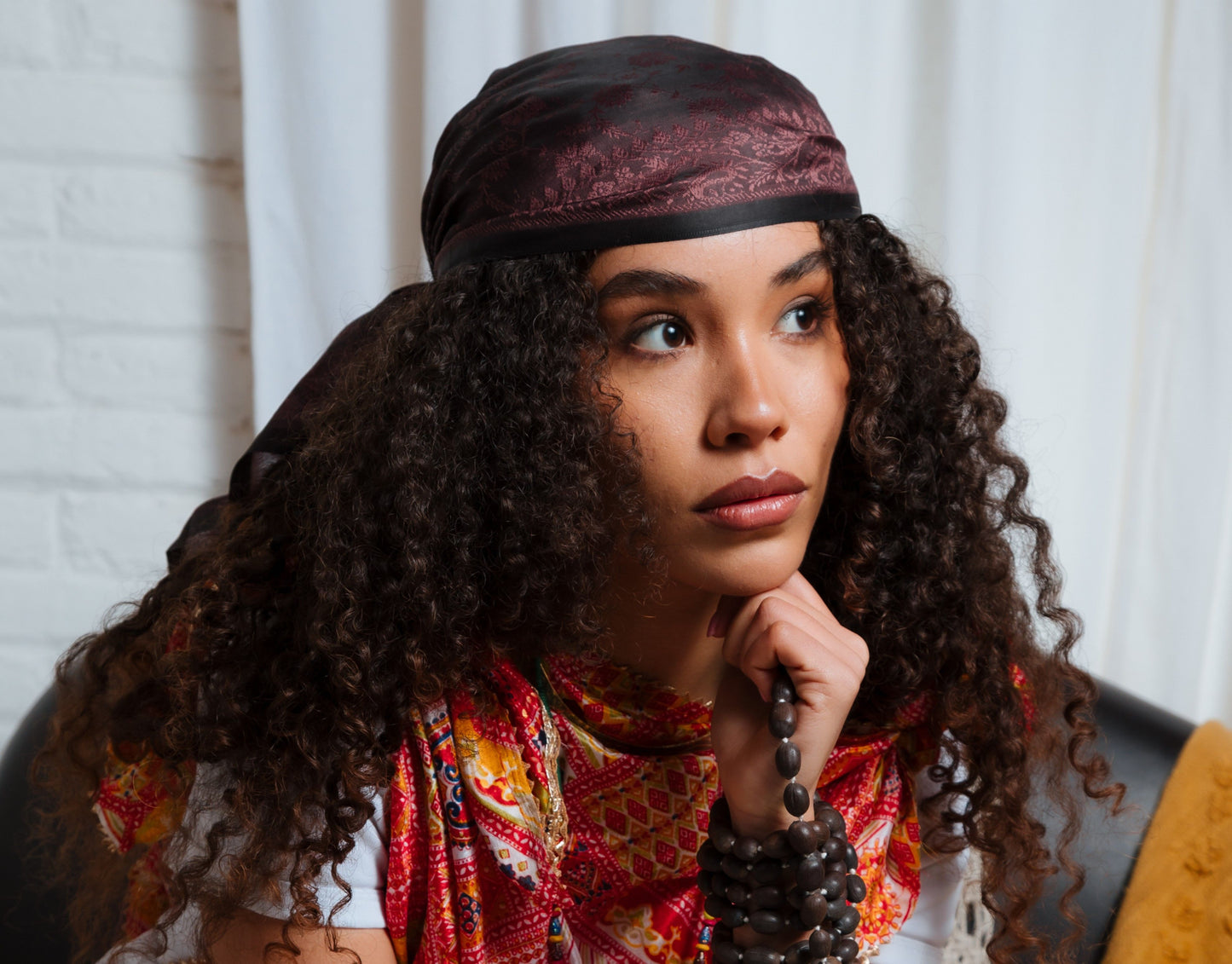 Pack x 5 Foulard hilo de seda