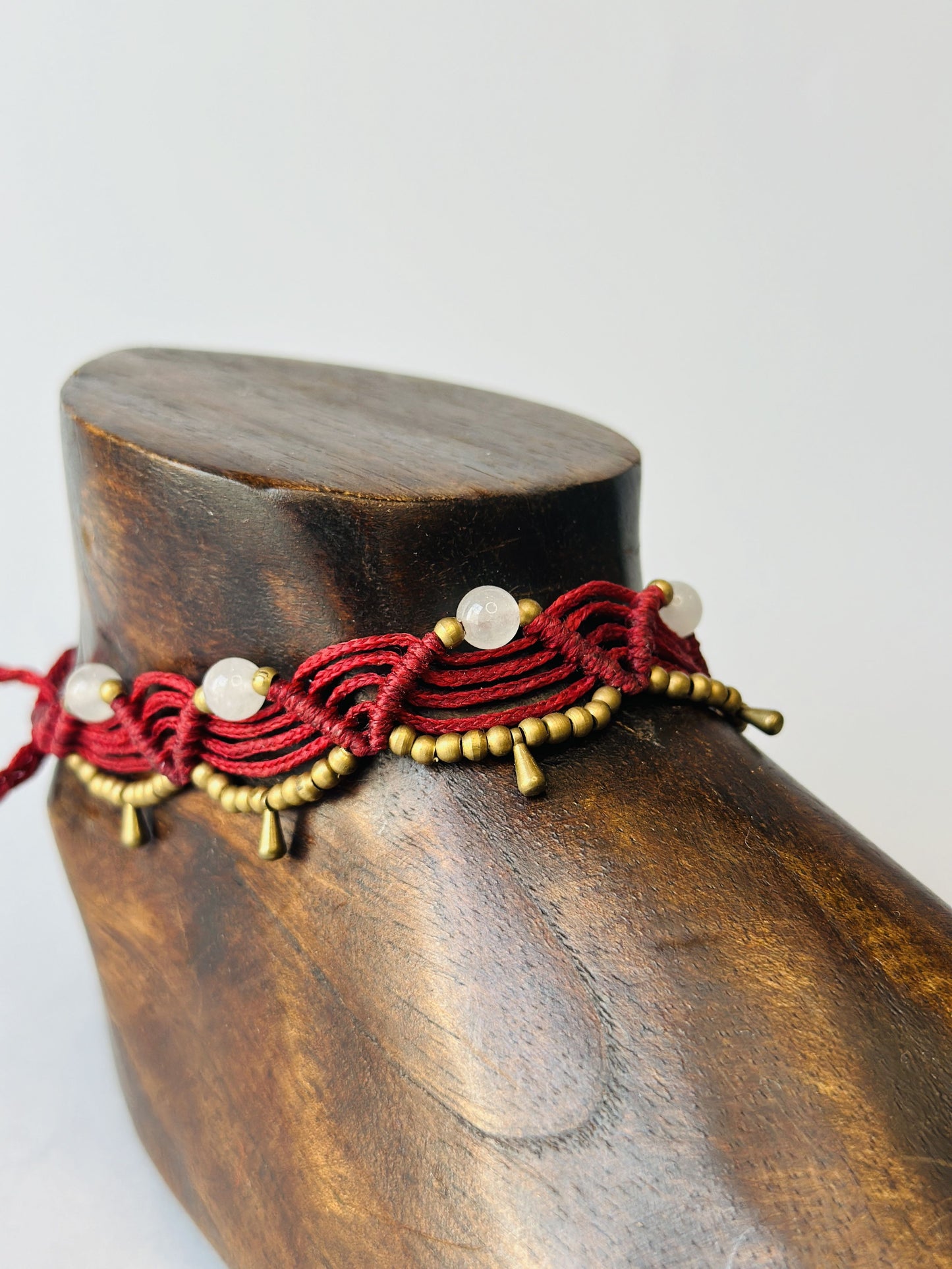 Pulsera tobillera macramé variadas