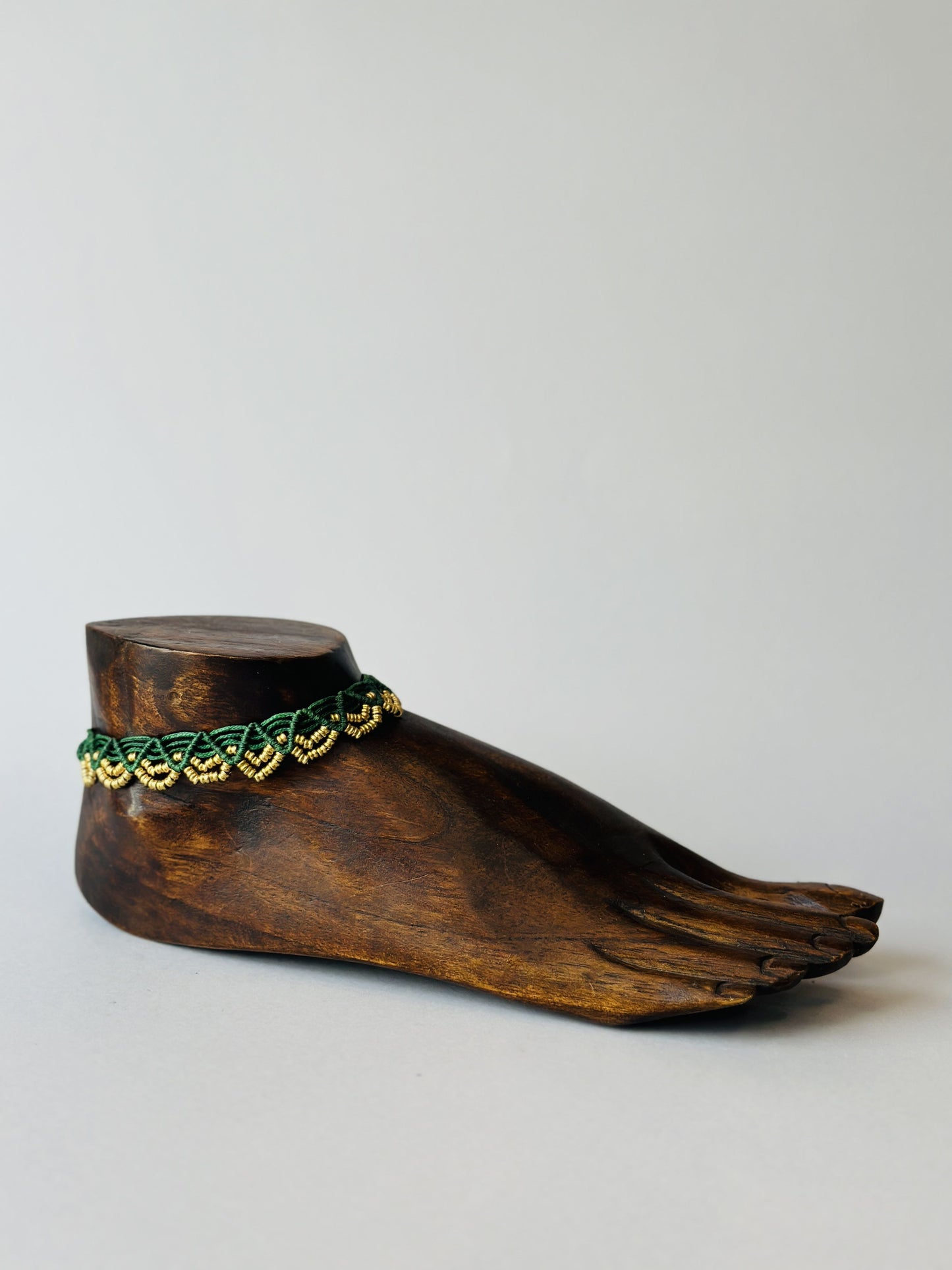 Pulsera tobillera macramé variadas