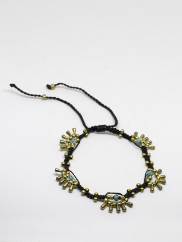 Pulsera tobillera macramé variadas