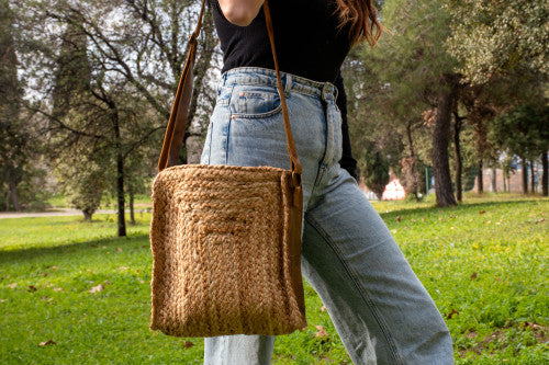 Bolso yute Raabta