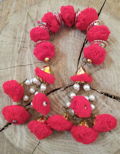 Pulsera Arati Holi pompon