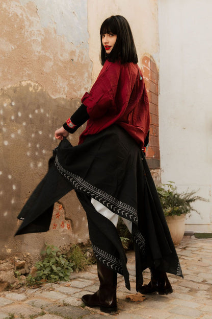 Multiposición Kaftan algodón