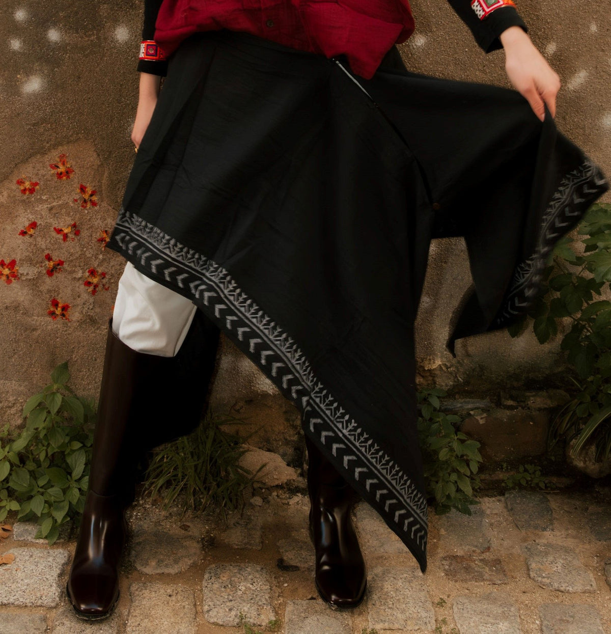Multiposición Kaftan algodón