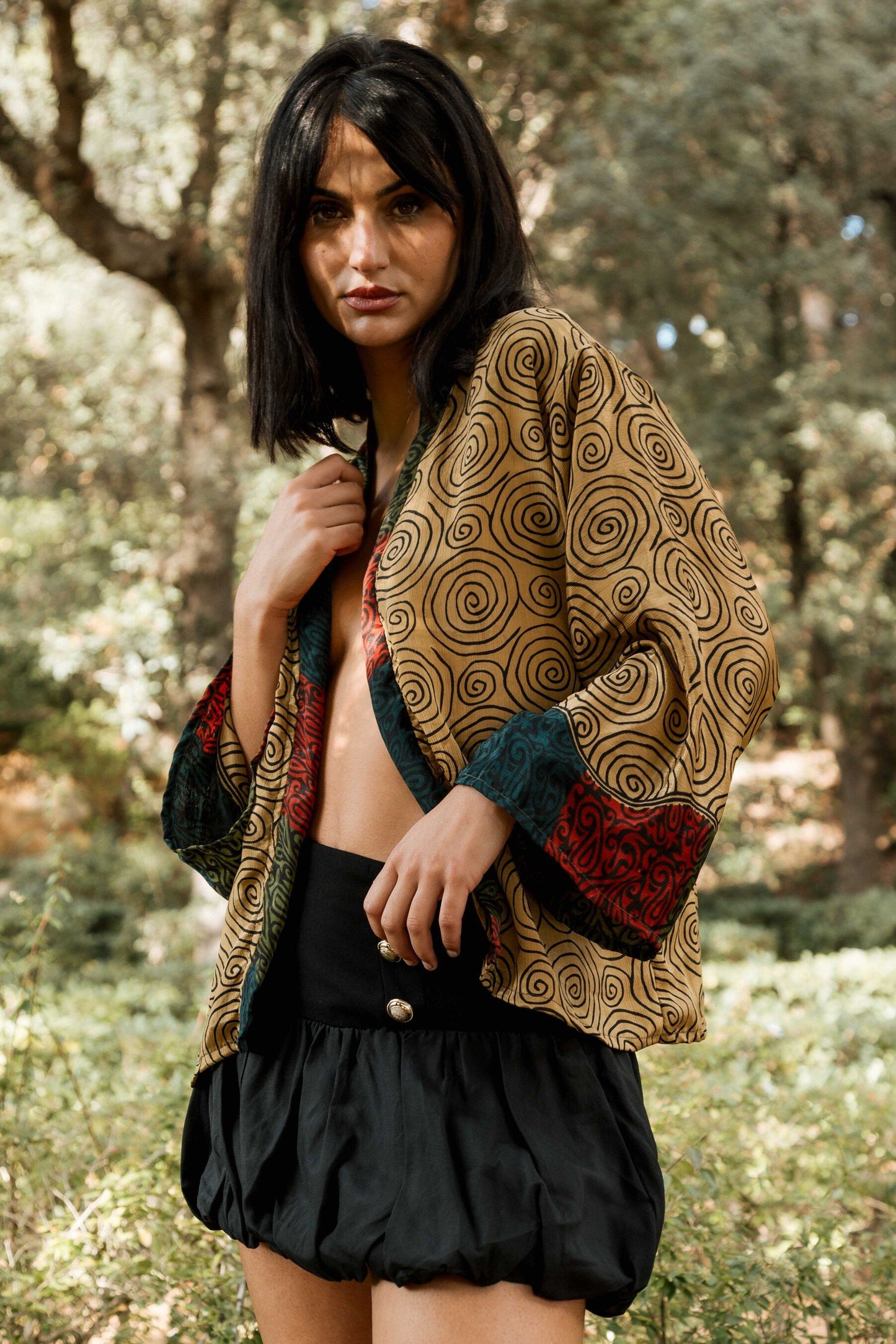Kimono reversible Saree corto