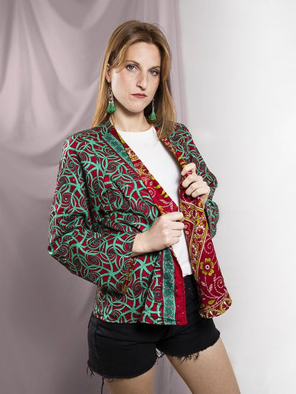 Kimono reversible Saree corto