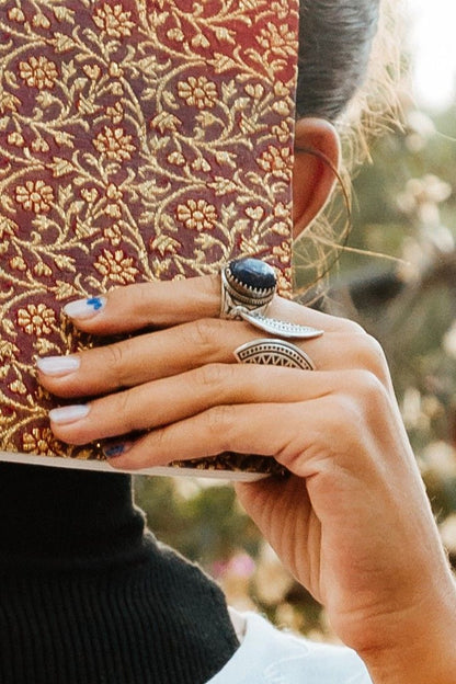 Anillo Qua plateado