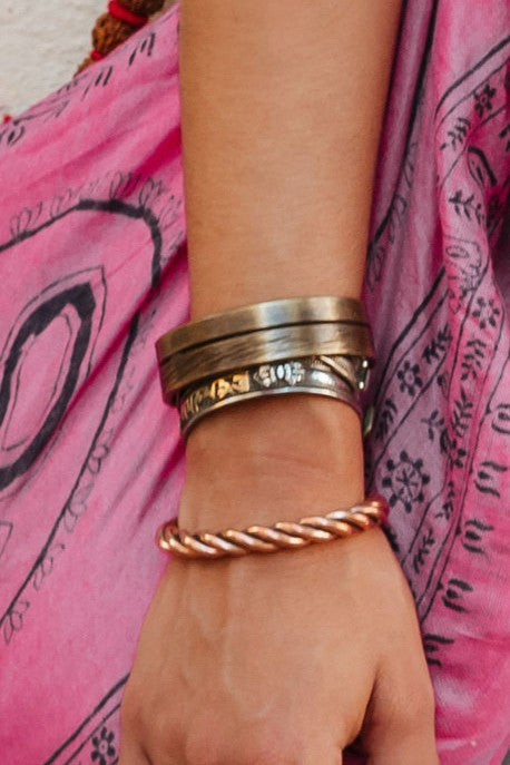 Brazalete Brass doble plain