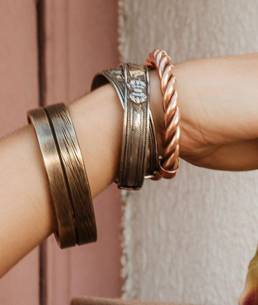 Brazalete Brass doble plain