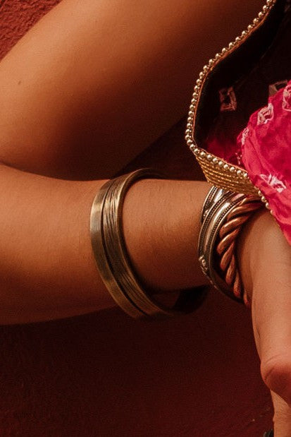 Brazalete Brass doble plain