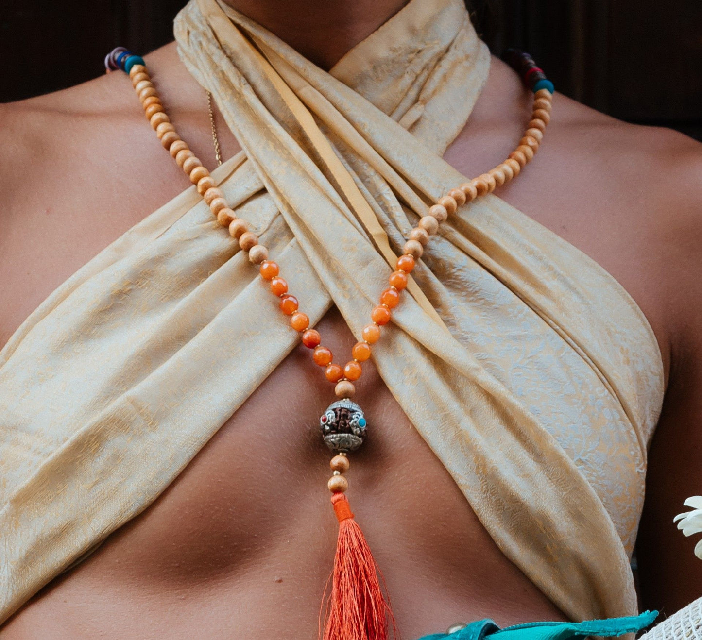 Mala Rudraksha Tibet Mineral