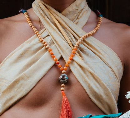 Mala Rudraksha Tibet Mineral