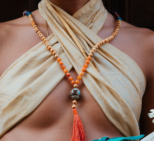 Mala Rudraksha Tibet Mineral