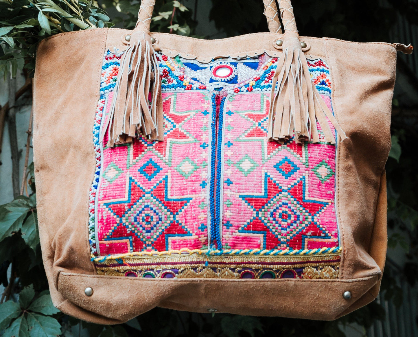 Bolso totte piel bolsillo banjara