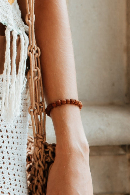 Pulsera mala Rudraksha
