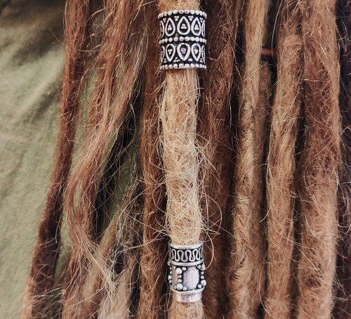 Abalorio para rastas doble