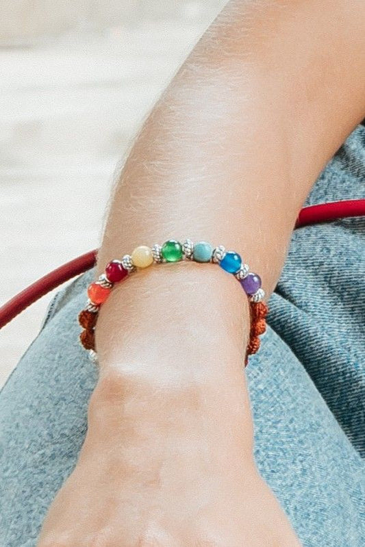 Pulsera mala Rudraksha con Buda