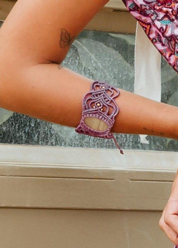 Multiposición macramé mineral