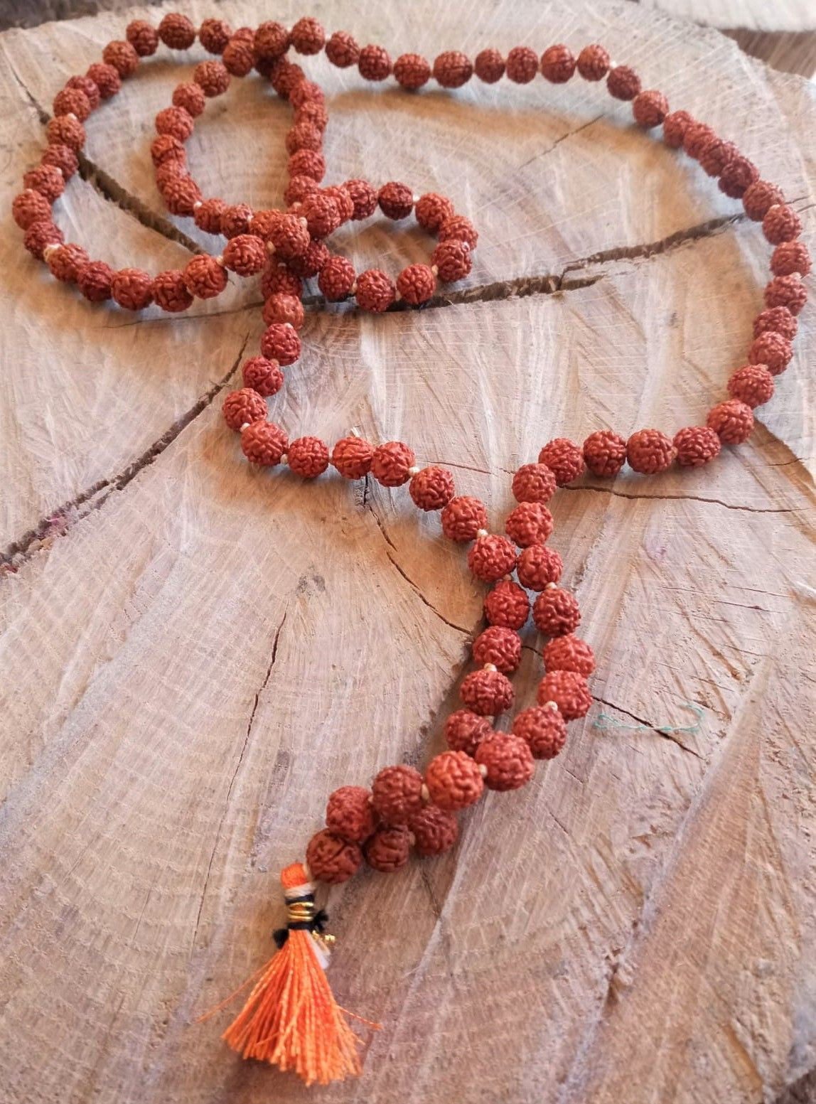 Mala semilla Rudraksha 4 mm