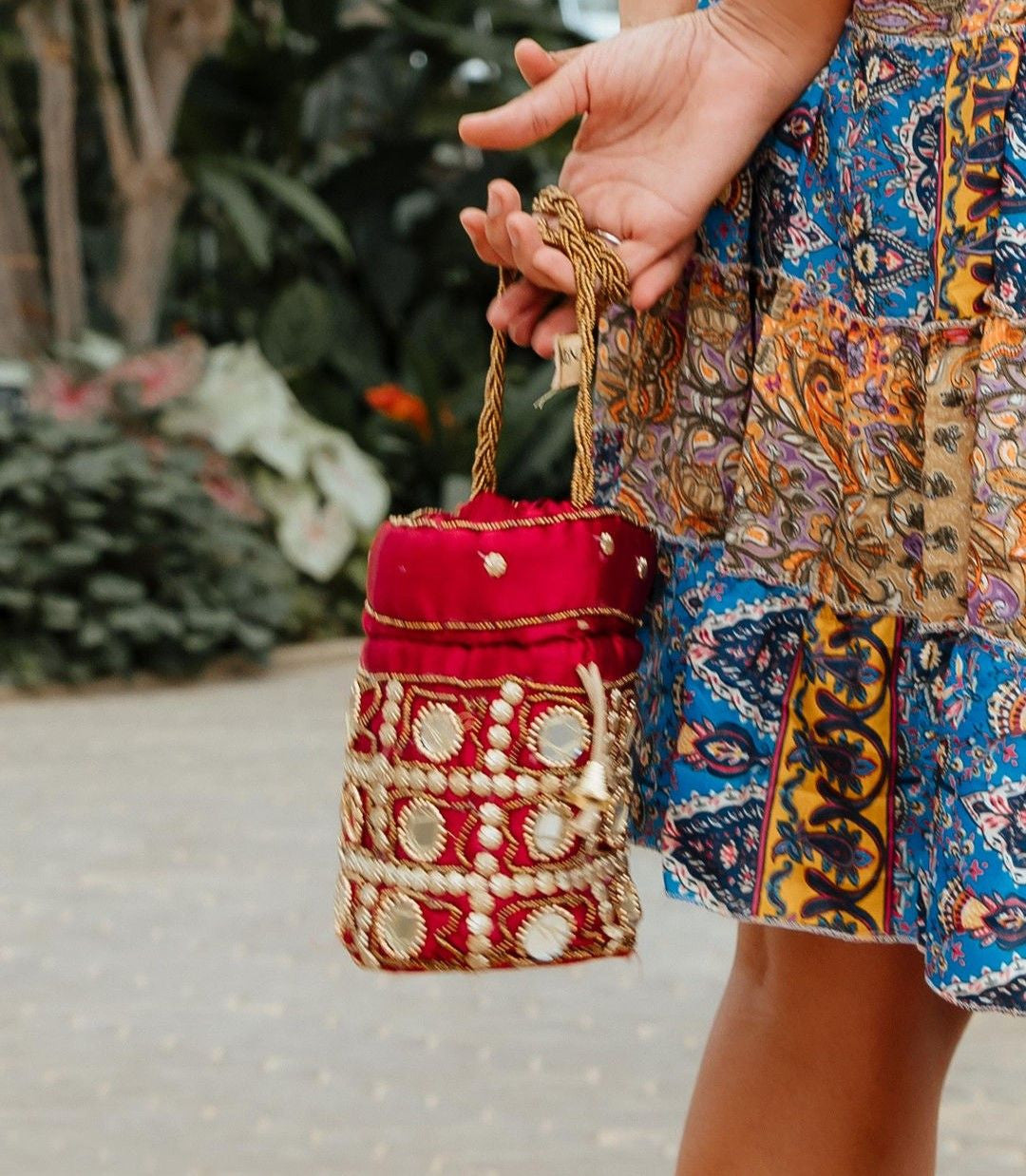 Bolso saco espejos grandes