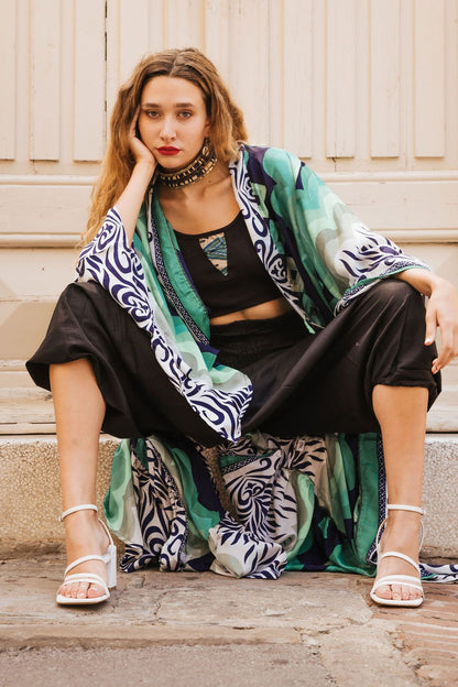 Kimono Jangalyvo Saree