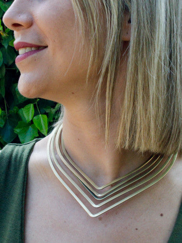 Collar esclava Kendrit dorado
