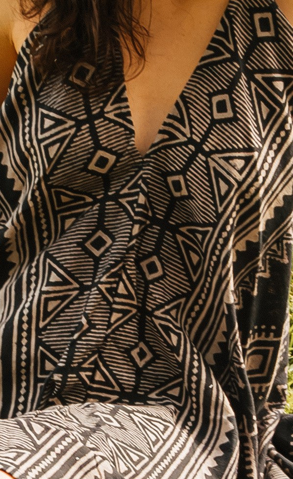 Vestido kerha Block Print full