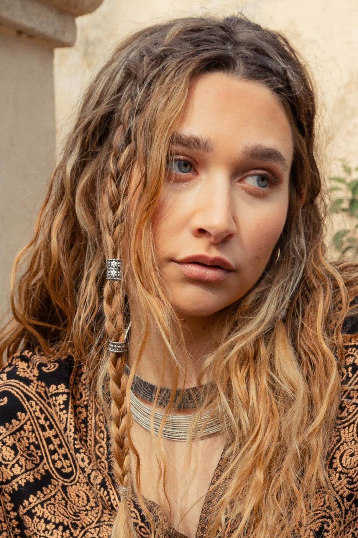 Abalorio para rastas doble