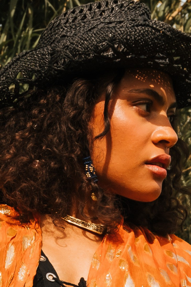 Abalorio macramé rastas