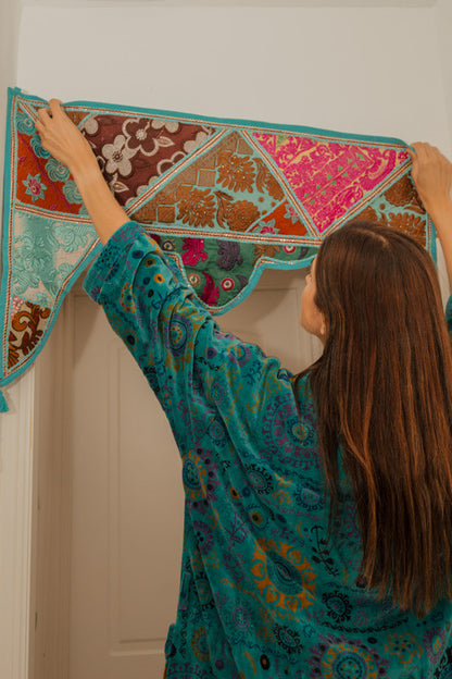 Torán patchwork heart 100x60 cm