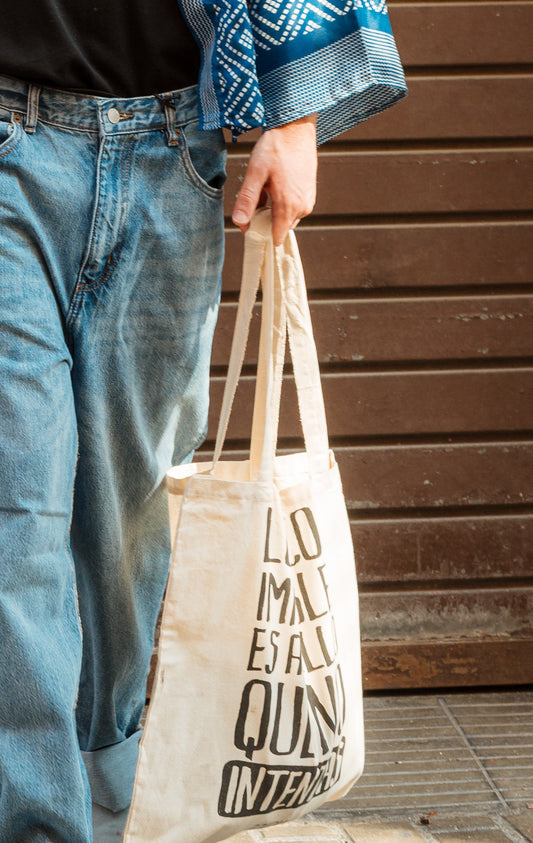 Bolsa con mensaje 2 45x45 cm