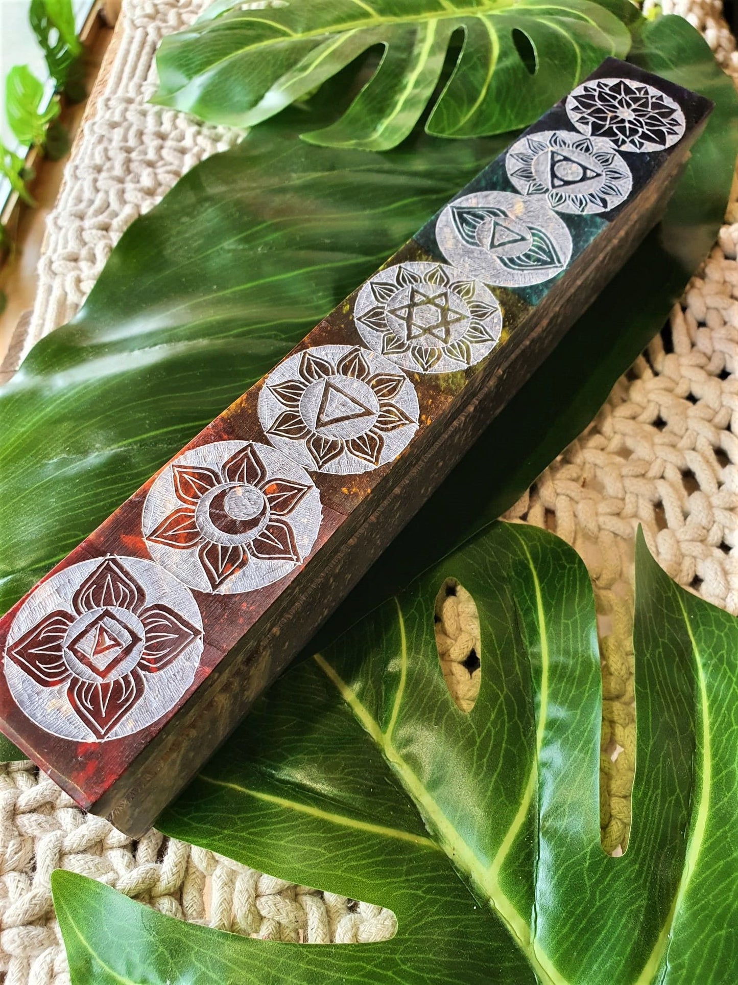 Incensario esteatita box 7 Chakras